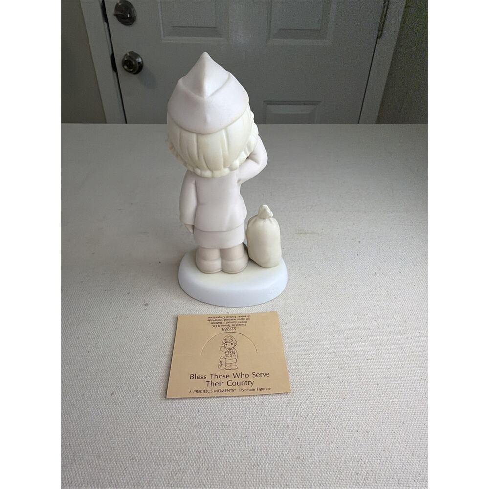 Bless Those Who Serve Their Country 527289/527297 Precious Moments 1991 Set of 2 - Picture 8 of 11